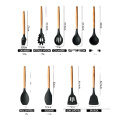 Acessórios para utensílios de cozinha de silicone Reda 10 ferramentas de cozinha definidas